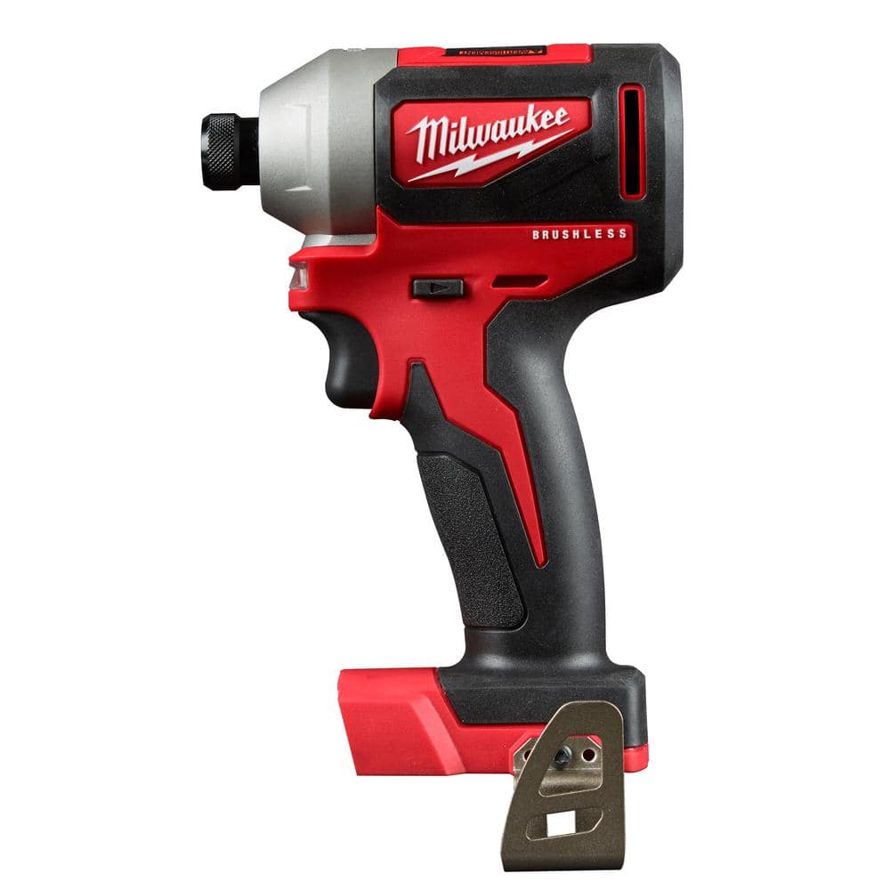 Milwaukee M18 18V Lithium-Ion Brushless Cordless 1/4 in. Impact Driver (Tool  Only) 2850-20 The Home Depot
