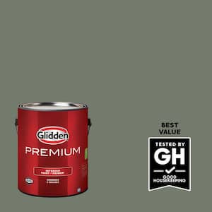 Glidden Premium 1 gal. PPG1128-6 Thyme Green Satin Exterior Latex