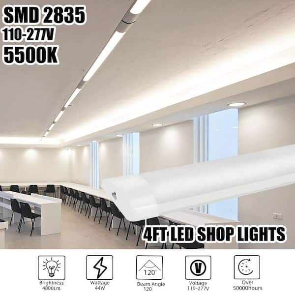 WYZM 4 ft. 200-Watt Equivalent 4500 Lumens Integrated LED Strip