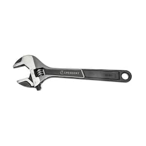 12 in. Wide Jaw Black Oxide Adjustable Wrench