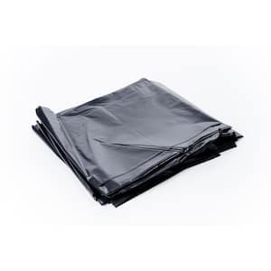 PlasticMill 67 in. W x 79 in. H. 100 Gal. 1.3 mil Black Trash Bags (40-Count)  PM-6779-13-B-40 - The Home Depot