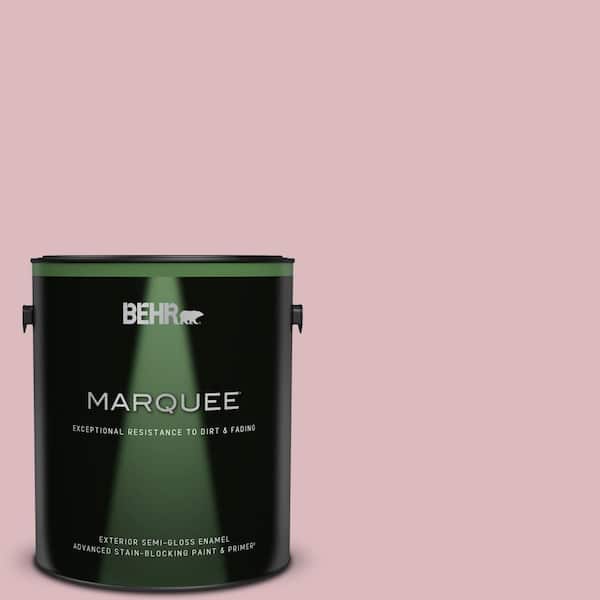 BEHR MARQUEE 1 gal. #S130-2 Shy Smile Semi-Gloss Enamel Exterior Paint & Primer