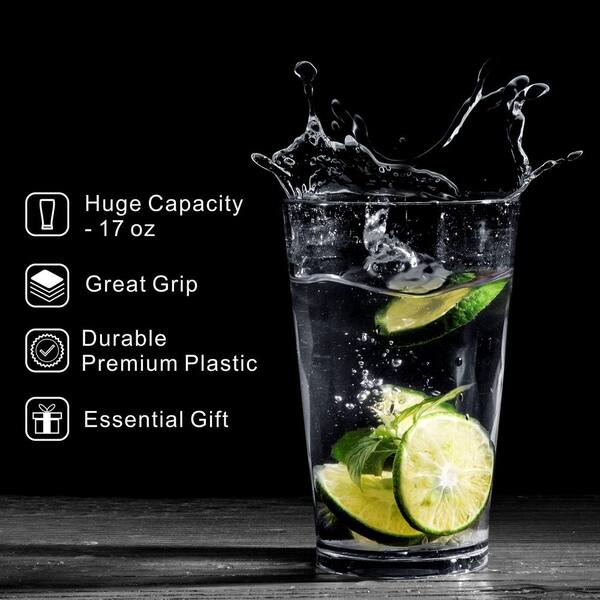 1 shot glass in cups Fineline Settings - 1 Oz Plastic Clear Shot Glass, 2500 Per Case