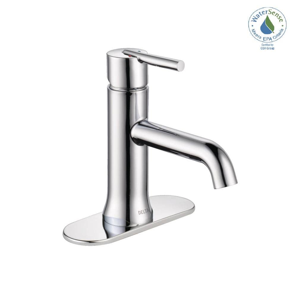 Sleek Modern Chrome Single-Handle Deck Mounted Bathroom Faucet