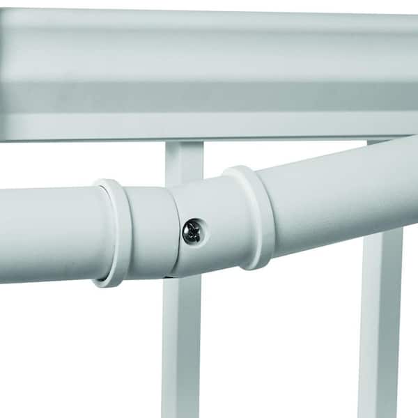 Adjustable Railing Insert Aria Railing 2 in. x 3 in. White Aluminum ADA Rail Adjustable Elbow Kit ...