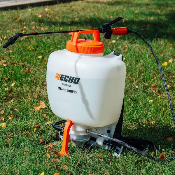 ECHO 4 Gal. Multi Purpose Backpack Manual Sprayer with Quick Pressurizing Diaphragm Pump and 50 in. Hose with 21 in. Wand MS 4010BPD