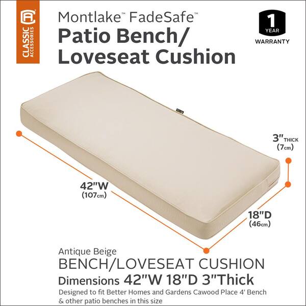 Montlake 2024 bench cushion