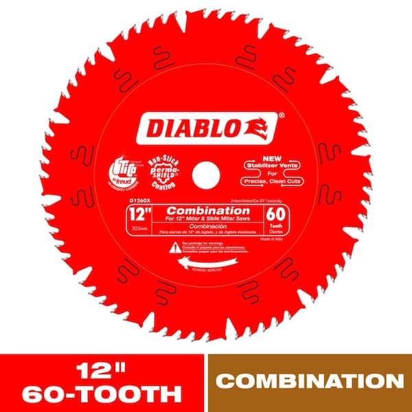 DIABLO 12in. x 60-Teeth Combination Saw Blade for Wood