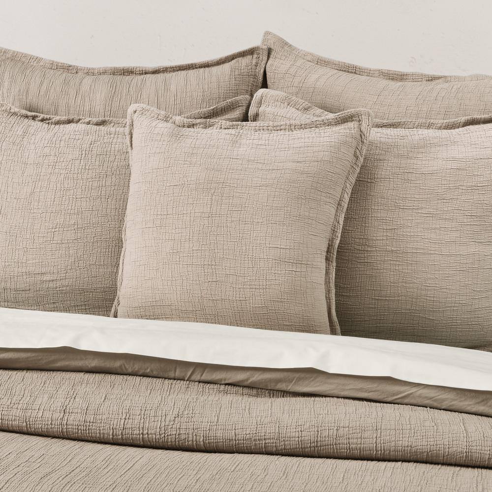 Country Style Cotton Textured Accent Throw Pillow Set
