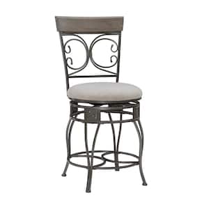 Labelle Pewter Big & Tall Counter Stool
