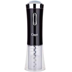 Nouveaux Electric Wine Opener with Removable Free Foil Cutter, in Black