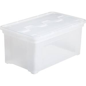 47 qt. Clear Letter/Legal Size Wing-Lid File Storage Box