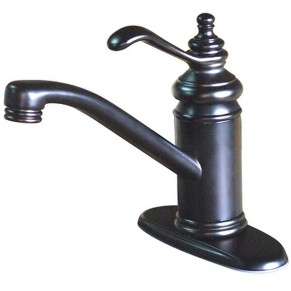 Kingston Brass Traditional Single-Hole Single-Handle Bathroom Faucet in Oil Rubbed Bronze