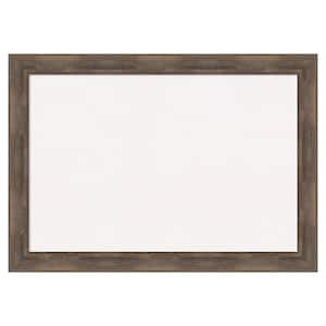 Hard Wood White Corkboard 41 in. x 29 in. Bulletin Board Memo Board