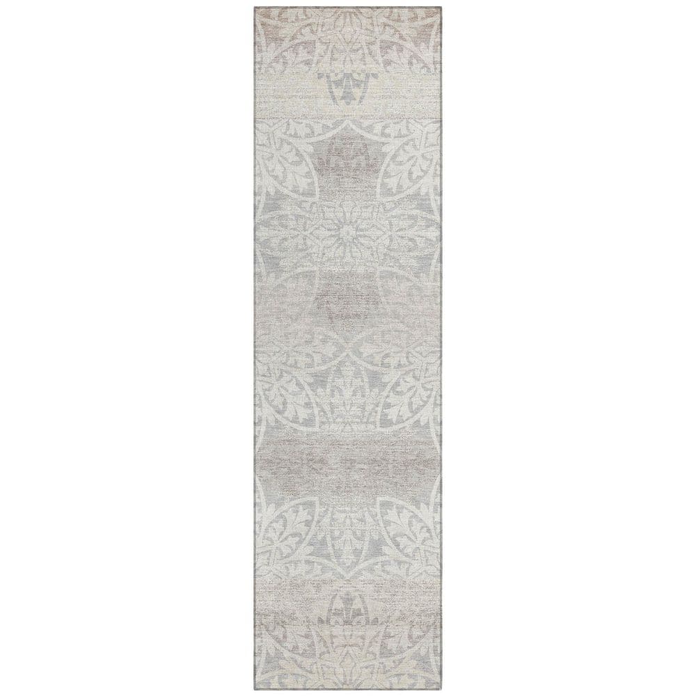 Chantille Machine Washable Indoor/Outdoor Abstract ACN2916 Ivory 2 ft. x 7 ft. Runner Rug price history on PriceWatchPro