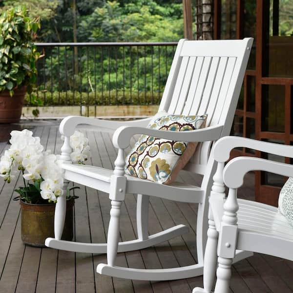 Better homes and discount gardens white rocking chair