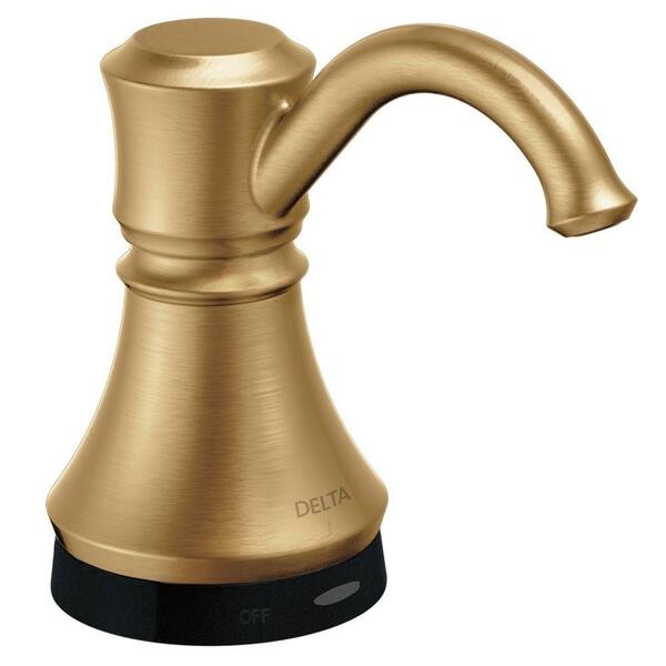 Delta Traditional Touch2O.xt Soap Dispenser in Champagne Bronze