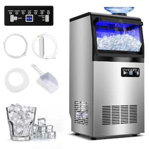 TITTLA 14" 120 lbs. Full Size Ice Cube Per Day Freestanding Ice Maker