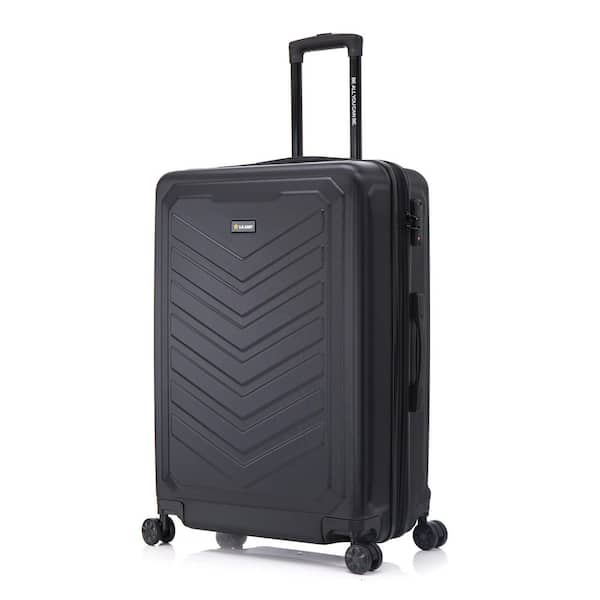 U.S. ARMY FOX PRO 28'' Expandable Large Suitcase with TSA Lock Black