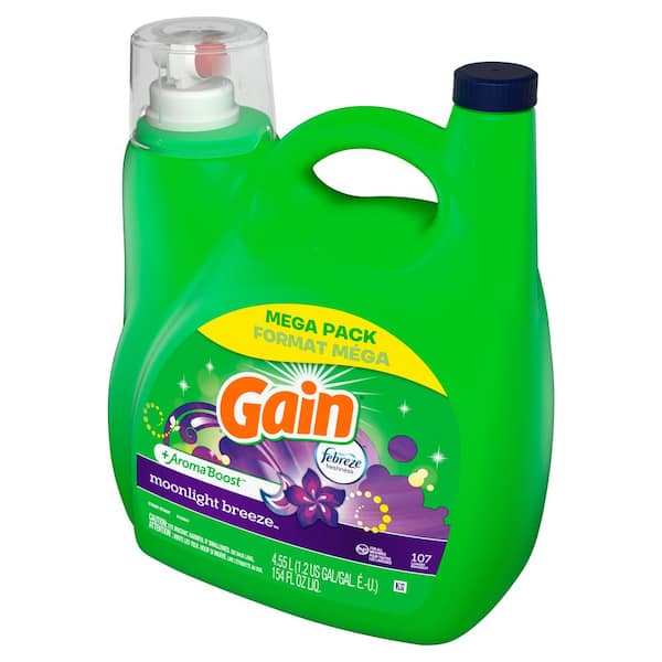 Gain with Essential Oils Concentrated Laundry Detergent Lavender and  Chamomile 16 oz