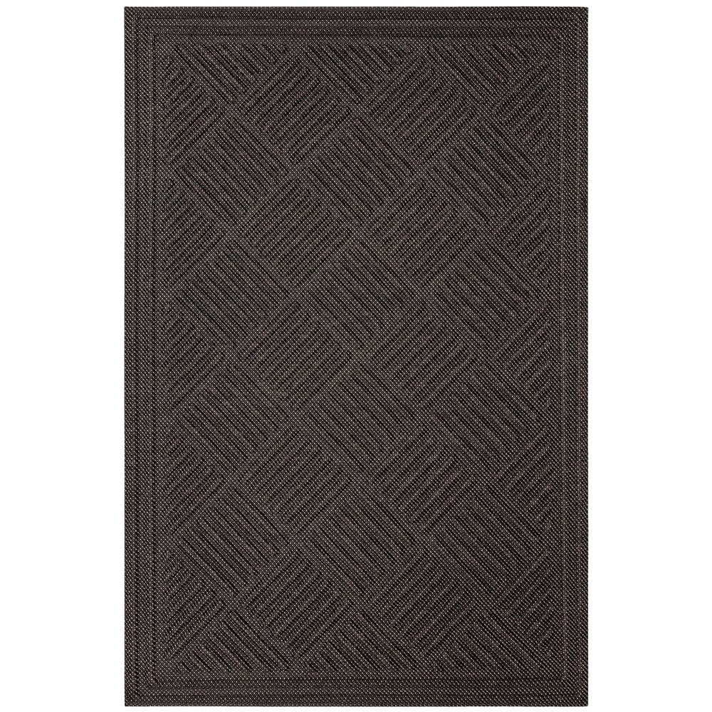 Mohawk Home Waffle Grid Impression Onyx 36 in. x 48 in. Recycled