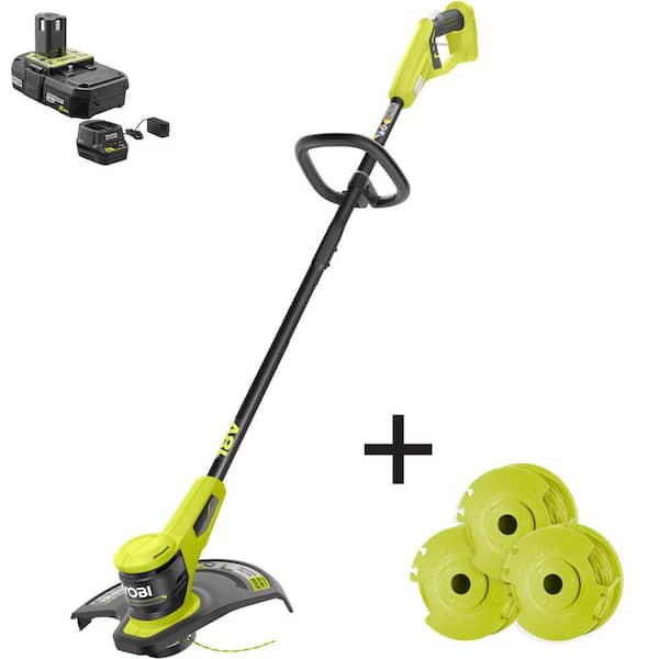 thumbnail image 2 of Cub Tik 20V Cordless Weed Eater / String Trimmer & Edger - 2 Batteries, Auto Feed, Adjustable (12" Cut) 2 of 14