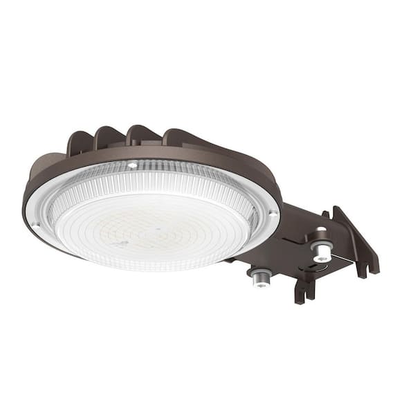 Bronze Integrated LED Dusk to Dawn Area Light 60-Watt 7000 Lumens 5000K Outdoor Street Barn Light