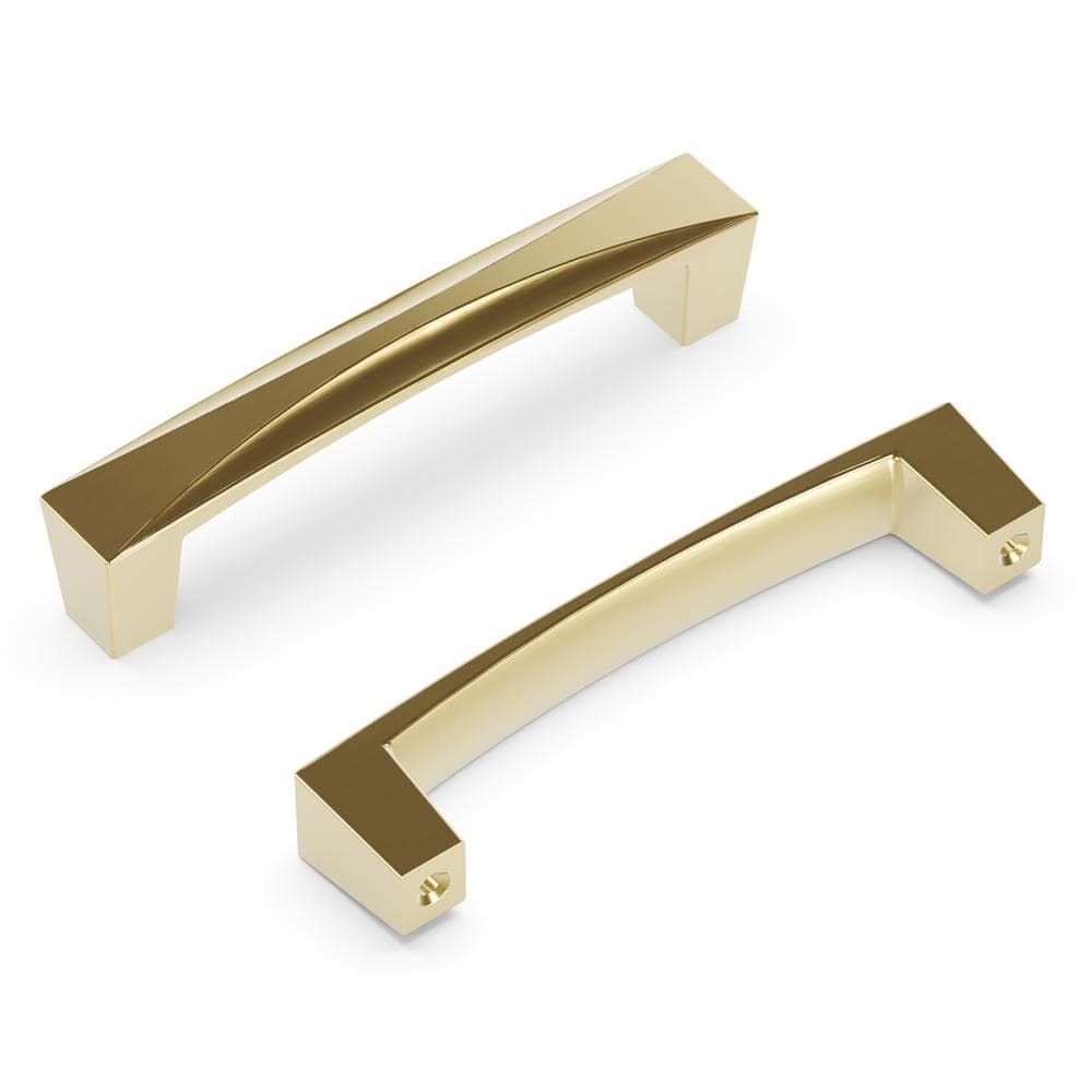 Crest Collection 3-3/4 in. (96 mm) Center to Center Satin Champagne Bronze Bar Cabinet Pull price history on PriceWatchPro