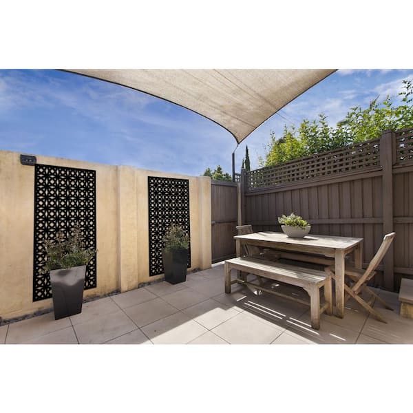 Matrix 71 in. x 2.95 ft. Orbit Decorative Fence Panel Screen