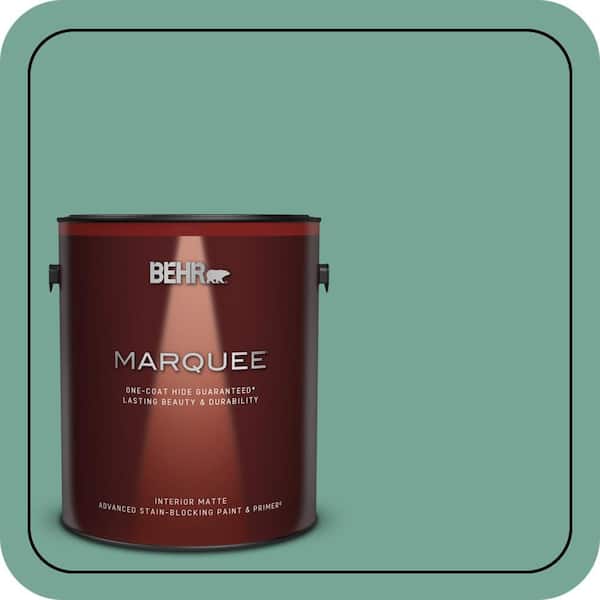 BEHR MARQUEE 1 gal. #MQ6-38 Patina One-Coat Hide Matte Interior Paint & Primer