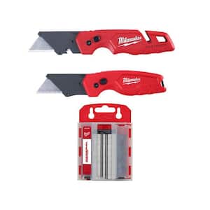 General Purpose Utility Blades with FASTBACK Folding Utility Knife and Compact Folding Utility Knife