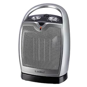 Compact 1500-Watt 11.25 in. Electric Ceramic Portable Oscillating Space Heater