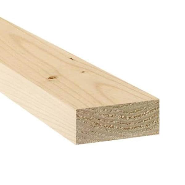 Unbranded 2 in. x 4 in. x 10 ft. STD/BTR KD-HT SPF Dimensional Lumber