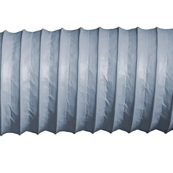 Conduit Flexible PVC Rubber-Cal 10 Pouces X 25 Pieds - Gris, Neuf, Pour CVC