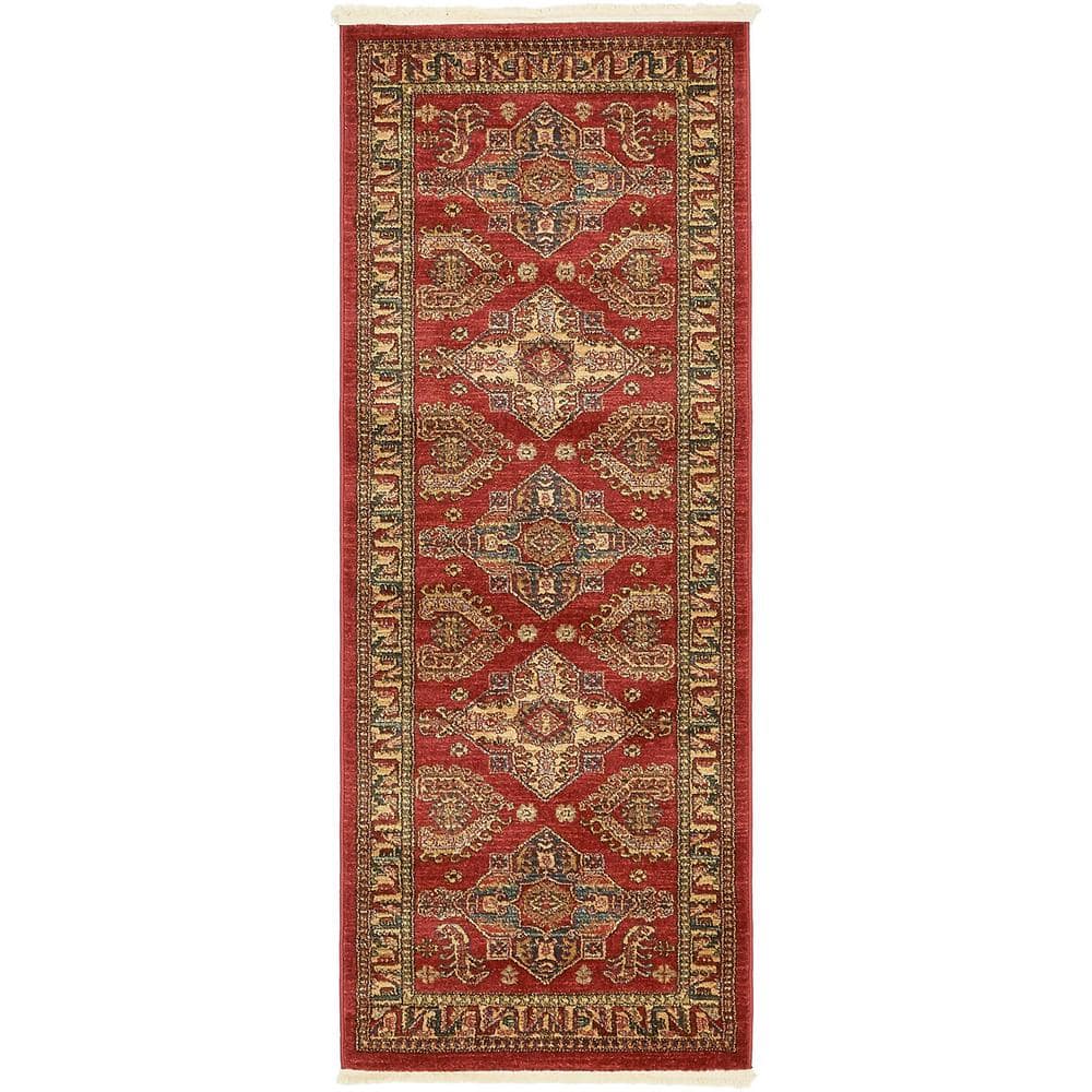 Reviews for Unique Loom Sahand Philip Red 2ft. 7in. x 7ft