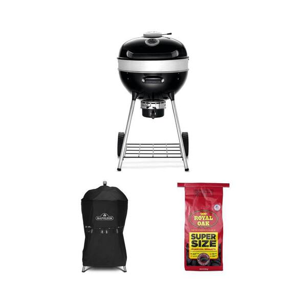 22 in. PRO22 Charcoal Grill with 22 in. Cover and 18 lb. Charcoal Briquets Bundle