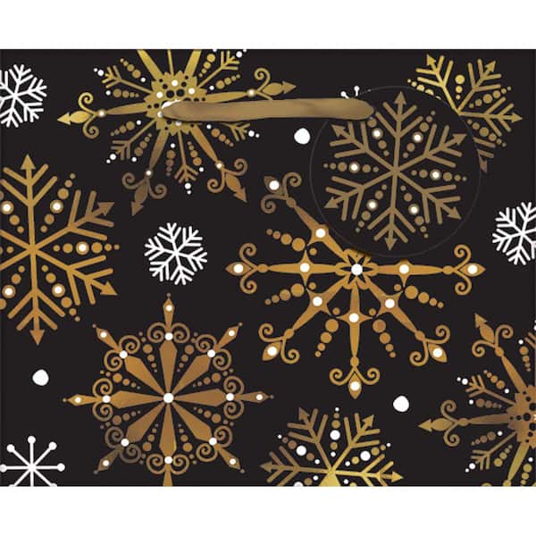 Amscan 4.5 in. x 5.5 in. x 2.625 in. Christmas Cheer Bags (24-Pack)