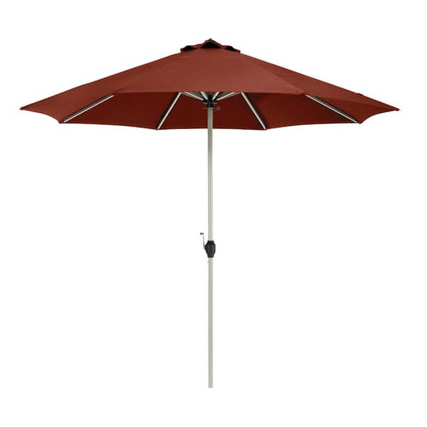 Classic Accessories Montlake 9 ft. Aluminum Market Patio Umbrella in Heather Henna