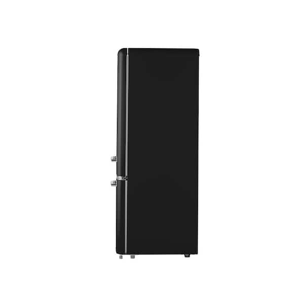 7 cu. ft. Retro Bottom Freezer Refrigerator in Matt Black, ENERGY STAR