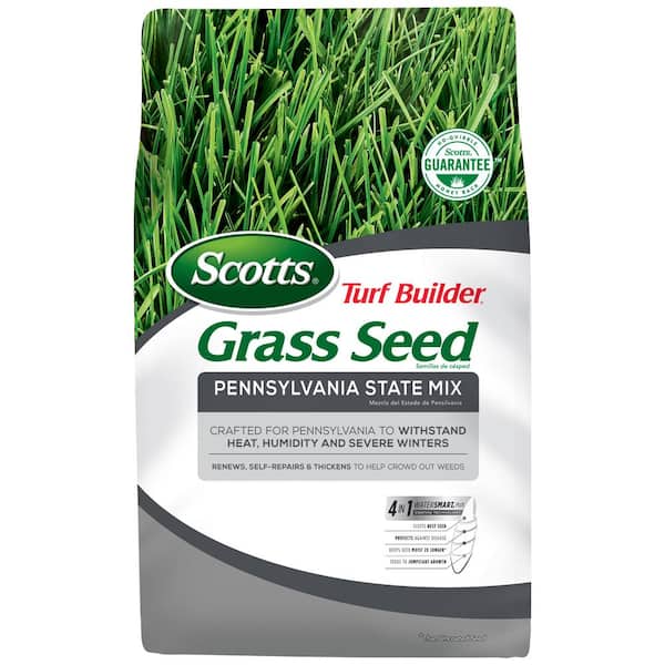 Scotts Turf Builder 3 lbs. Grass Seed Pennsylvania State Mix Crafted to Withstand Heat, Humidity, and Severe Winters