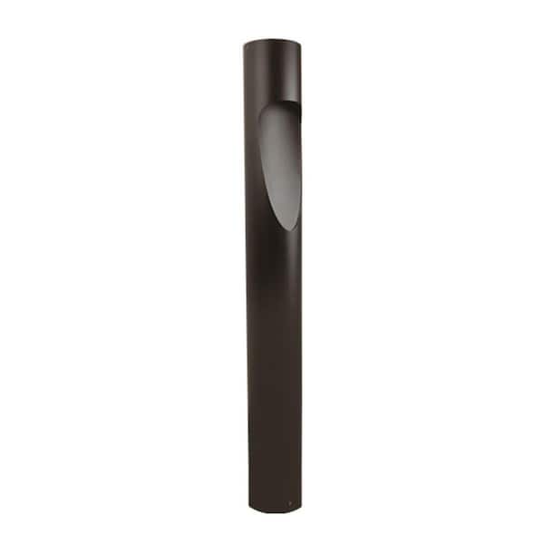 Architectural 204BC Line-Voltage Bronze 1000 Lumen Hardwired Integrated LED Bollard Light with Tunable CCT