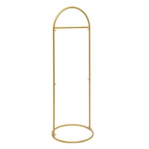 70.9 in. x 23.6 in. Golden Steel Wedding Flower Stand Arbor with Extra Thick Tube