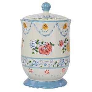 Anaya Ceramic Canister with Lid in Floral