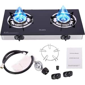 GASLAND Chef 12 in. Built-in Gas Stove Top, LPG Natural Gas Cooktop in  Stainless Steel with 2-Sealed Burners, ETL GH30SF-N1 - The Home Depot