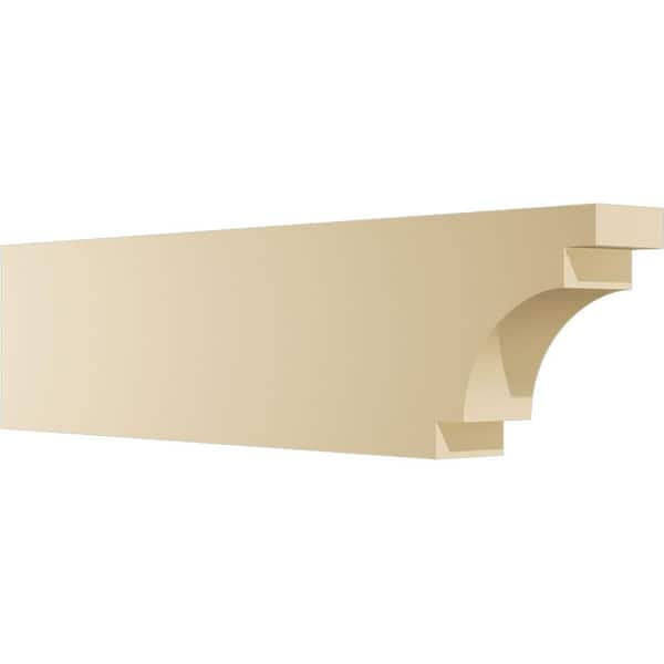 Ekena Millwork Standard Mediterranean 4 in. W x 10 in. H x 42 in. D Signature Urethane Rafter Tail Outlooker