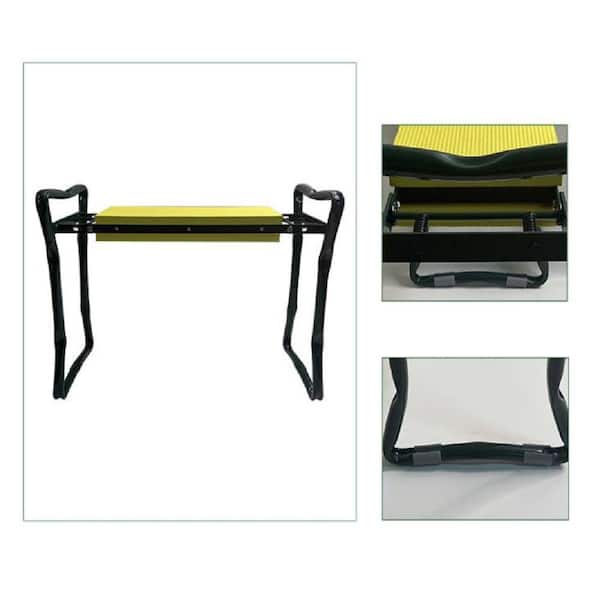 Mr. Garden Garden Kneeler and Seat Bench with 2 Tool Pouches 23.6*11*19.3"