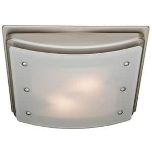 Ellipse Decorative 100 CFM Ceiling Bathroom Exhaust Fan with Light and Night Light