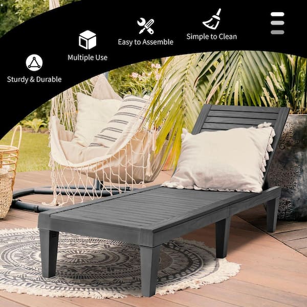 Allibert rattan sun online lounger