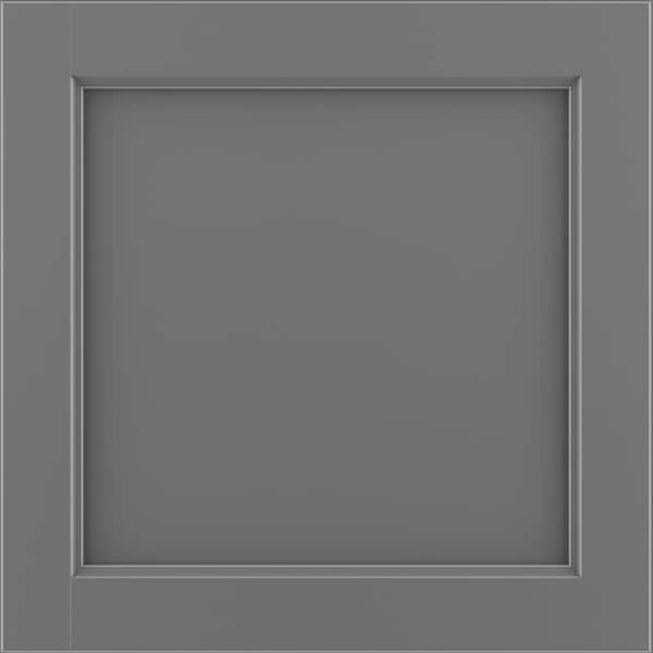 American Woodmark Adelaide 11 9/16-in. W x 3/4-in. D x 11 1/2-in. H in Painted Boulder Cabinet Door Sample
