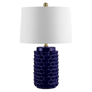 Hannah Wave Table Lamp in Navy – Pineapples Palms Too